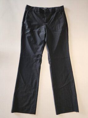 Banana Republic Logan Fit Black Wool Blend Dress Pants Trousers Womens Size 4